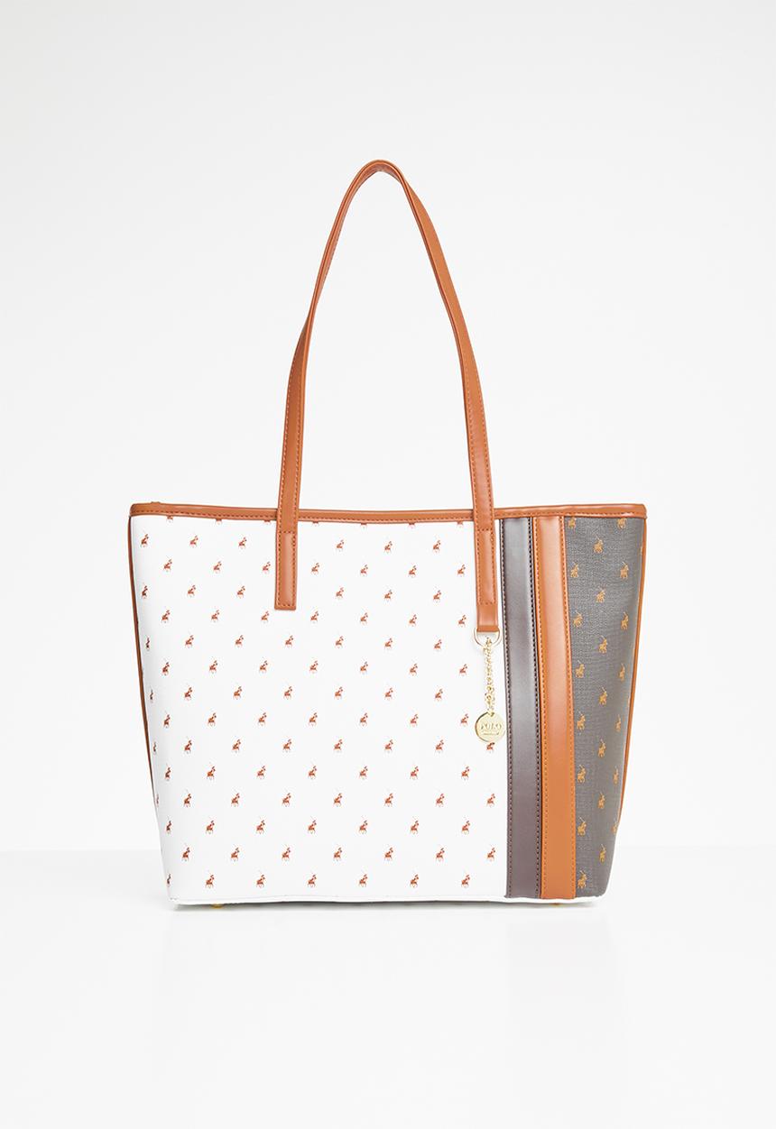 POLO - Lennox tote - white