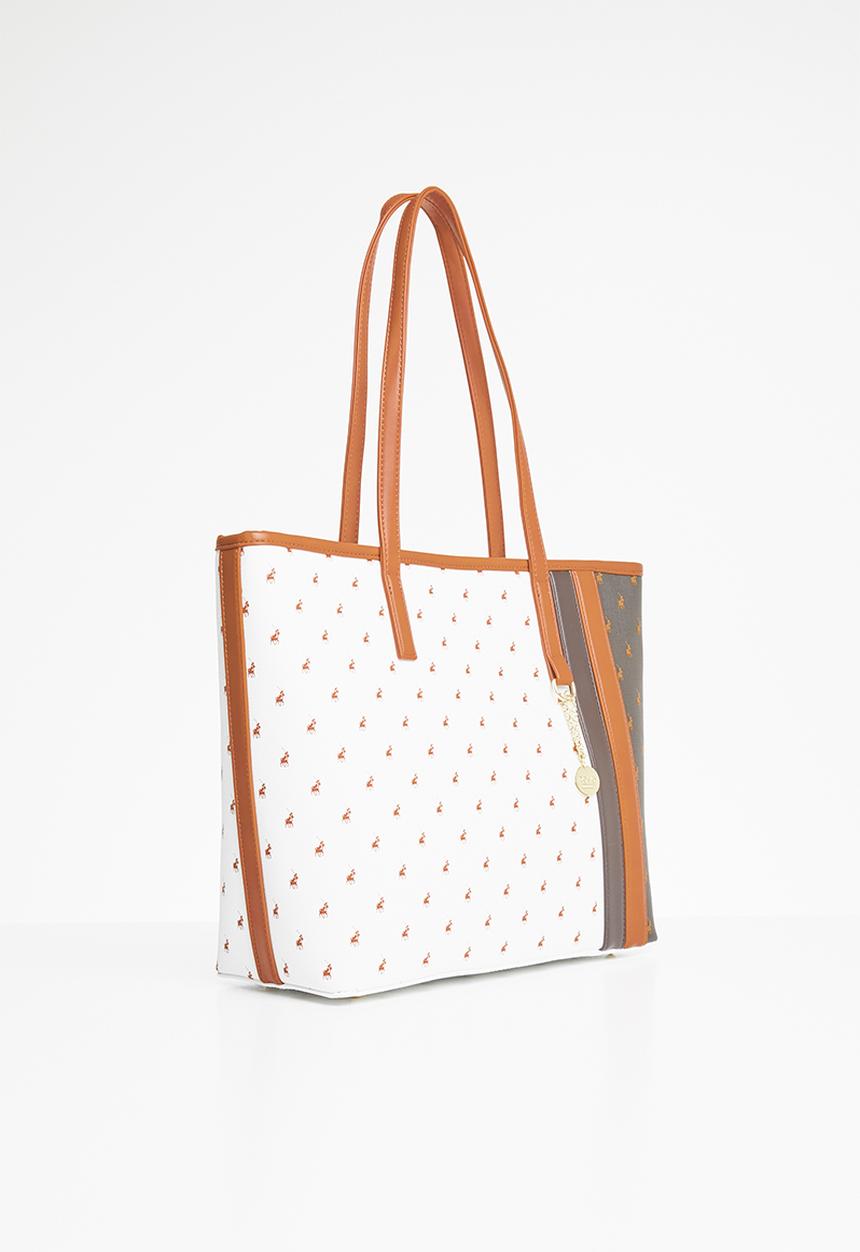 POLO - Lennox tote - white