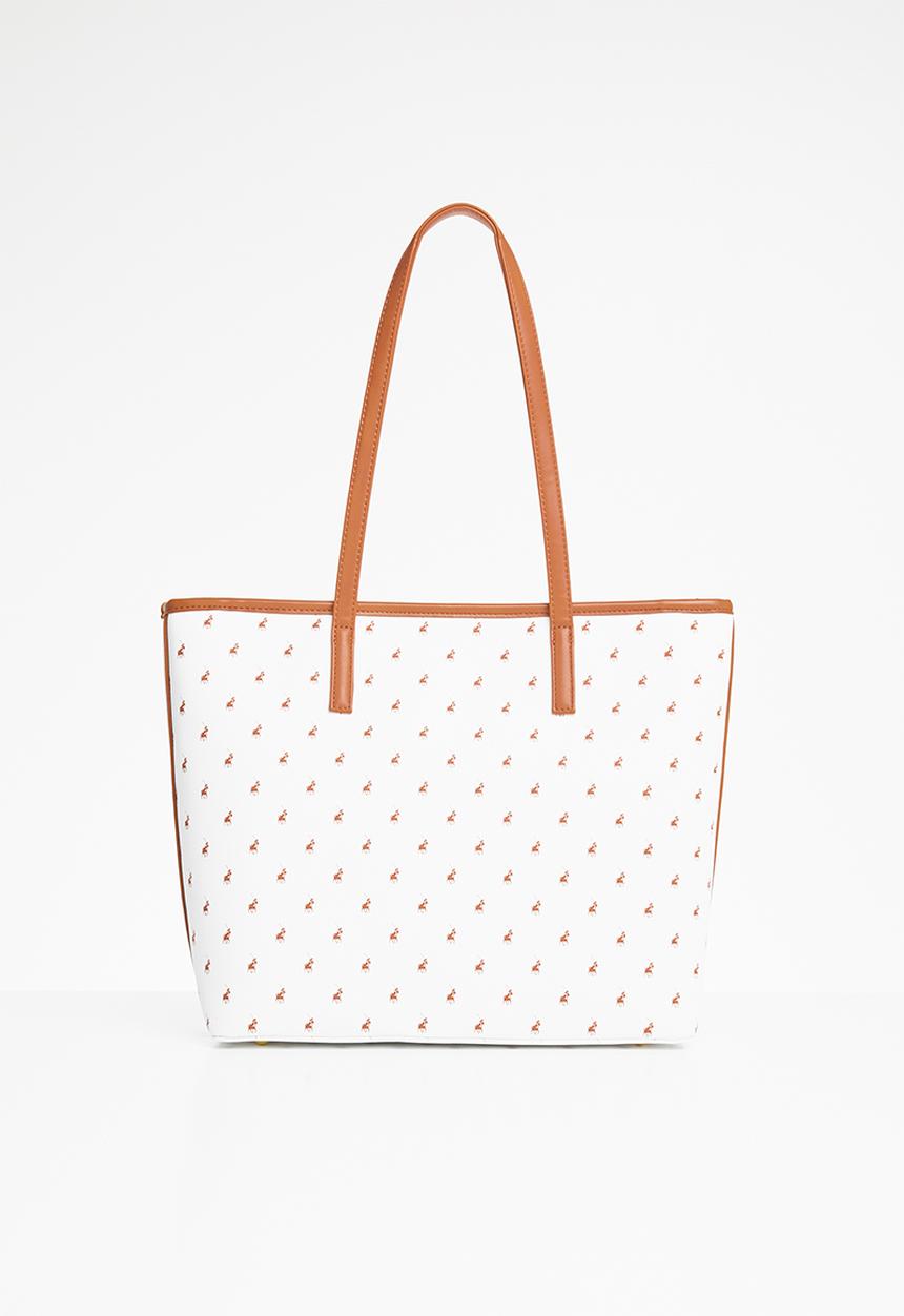 POLO - Lennox tote - white