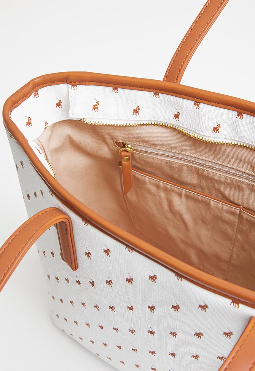 POLO - Lennox tote - white