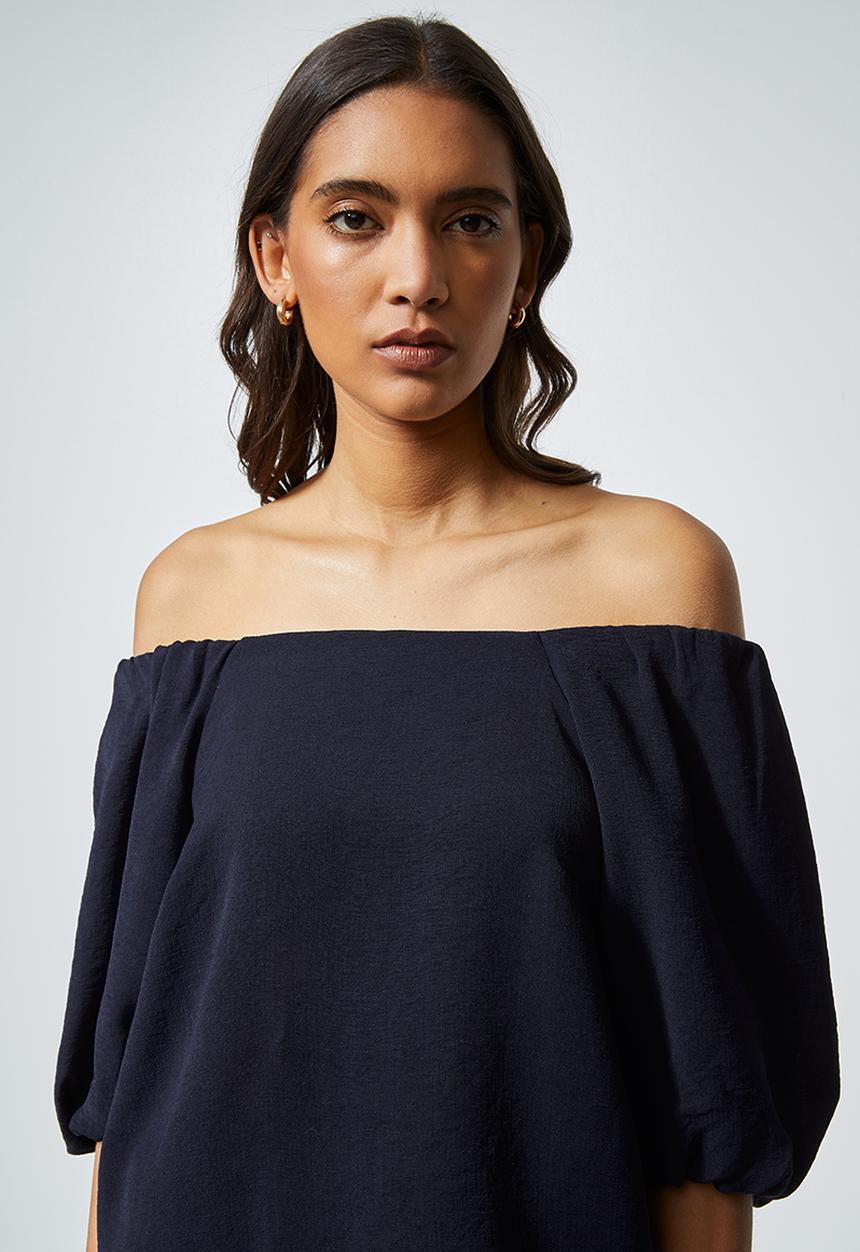 Superbalist - Puff sleeve blouse - navy