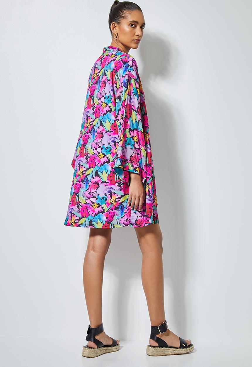 Superbalist - Artisinal watercolour kimono - multi