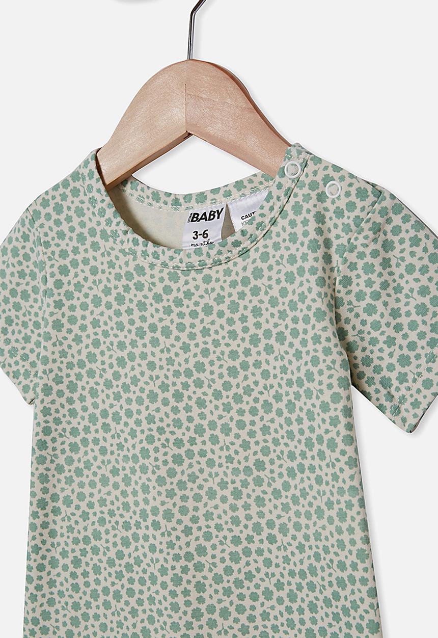 Cotton On - The short sleeve romper - green