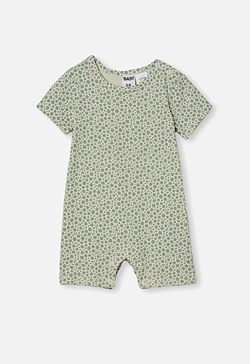 Cotton On - The short sleeve romper - green
