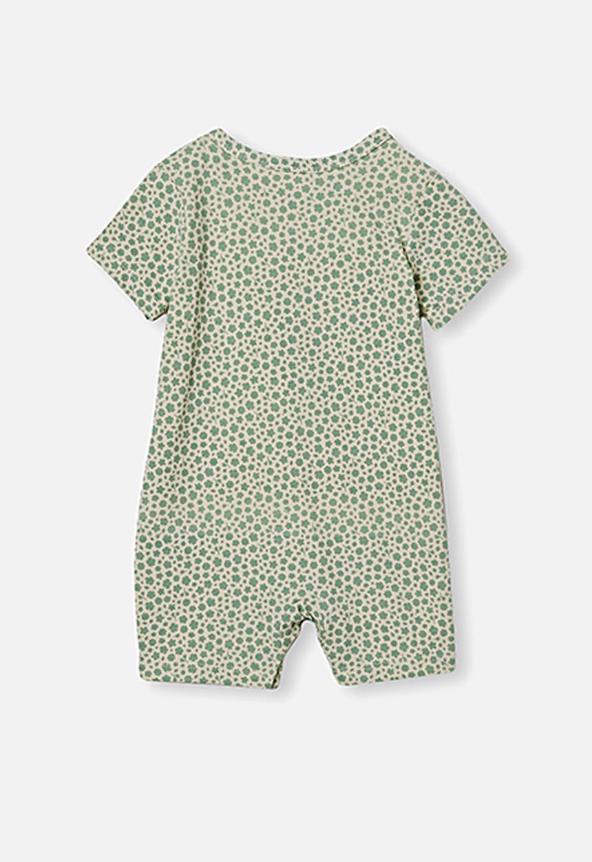 Cotton On - The short sleeve romper - green