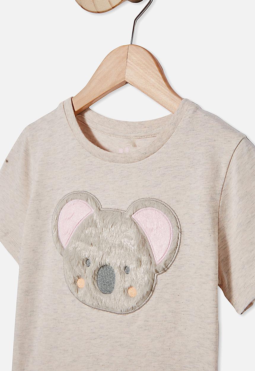 Cotton On - Stevie short sleeve embellished tee - blush marle