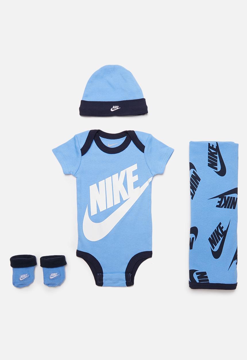 Nike - Nhn futura blanket bodysuit and hat - blue