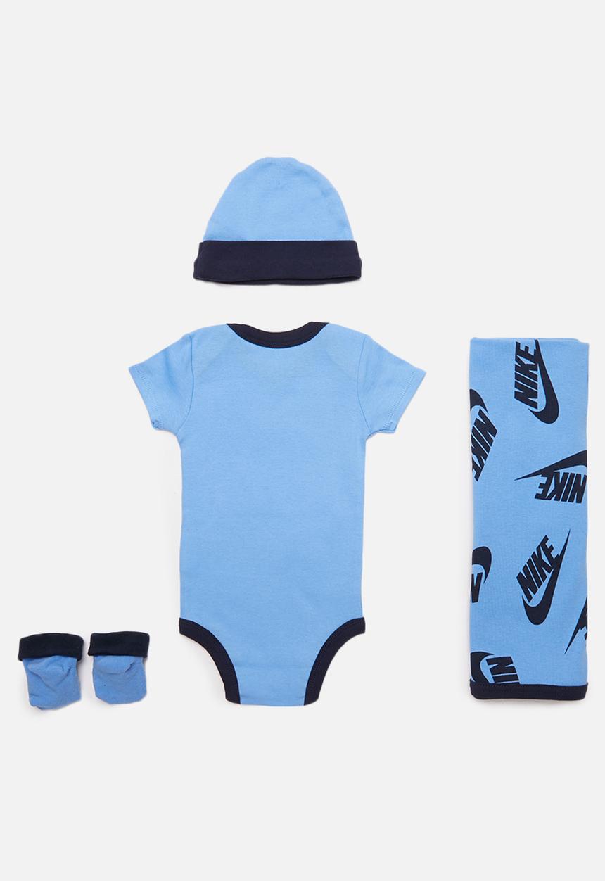 Nike - Nhn futura blanket bodysuit and hat - blue