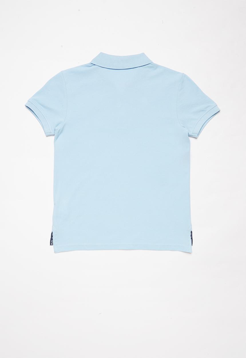 POLO - Boys Austin short sleeve golfer - light blue