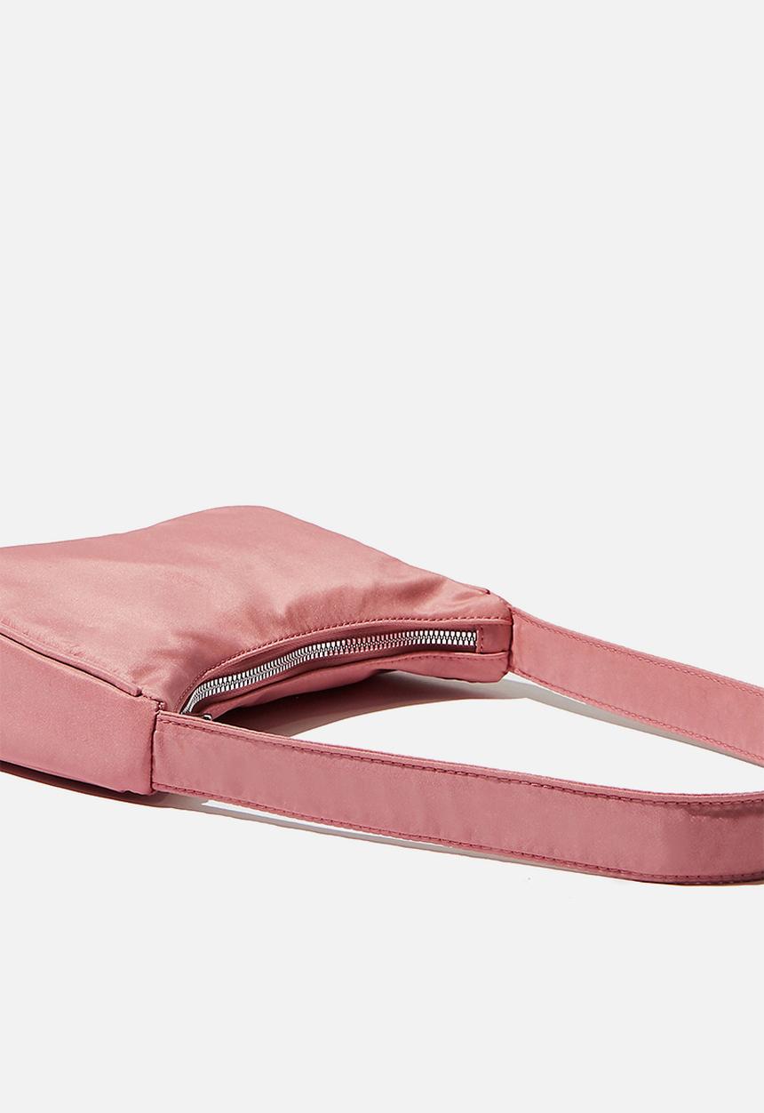 Rubi - Nylon underarm bag - rose tan