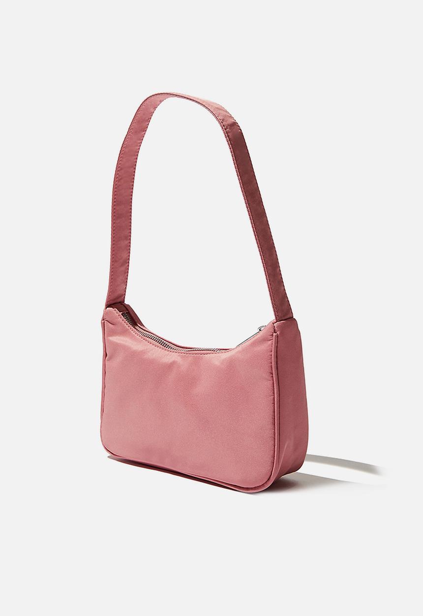 Rubi - Nylon underarm bag - rose tan