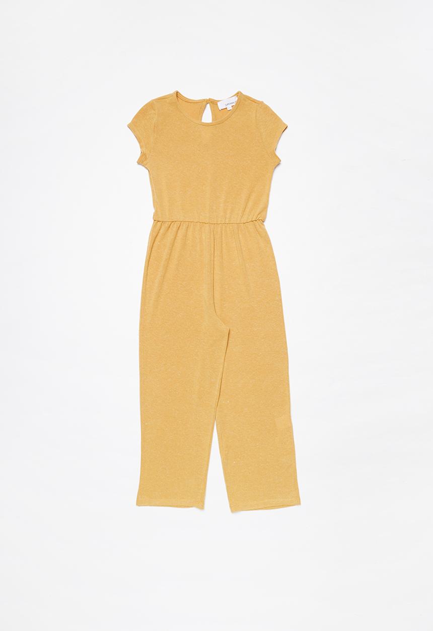 Superbalist - Rib jumpsuit - mustard