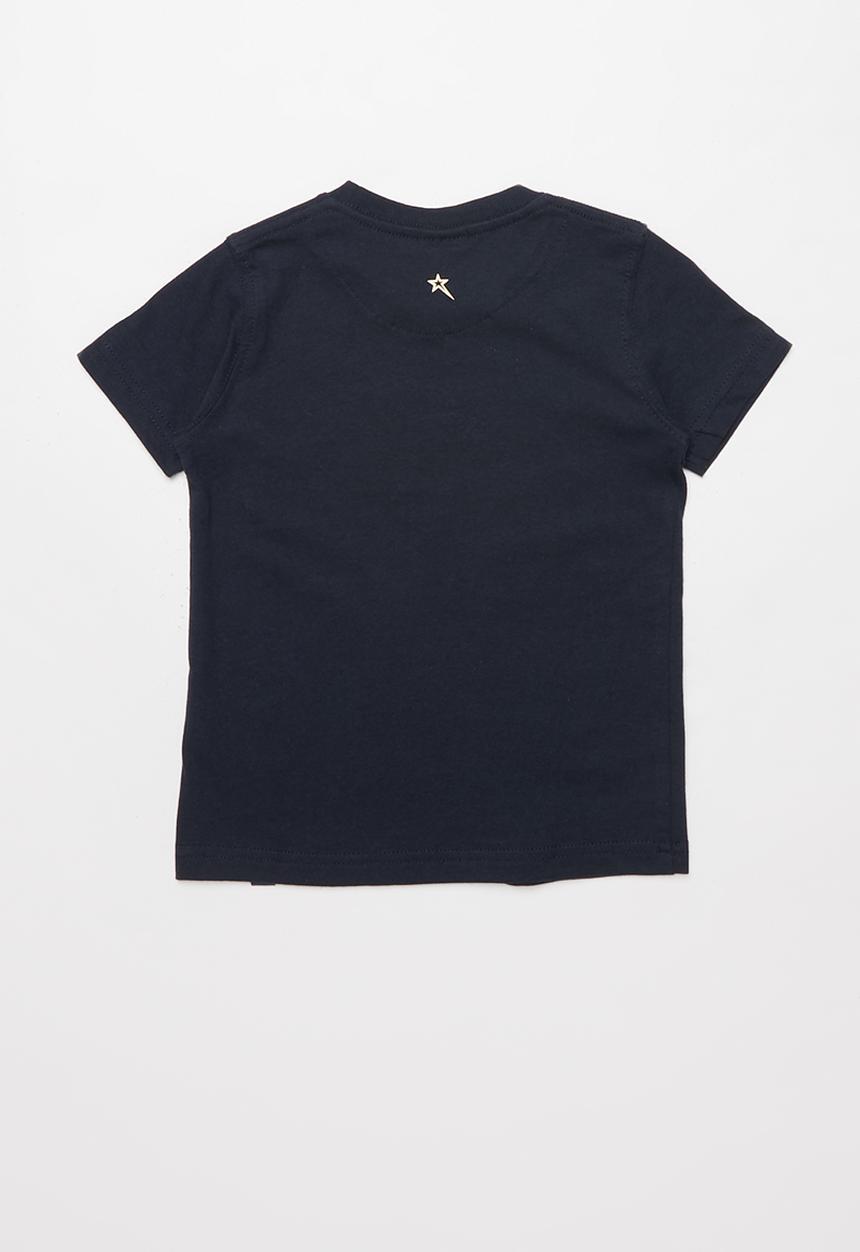 SOVIET - Boys logo tee - navy
