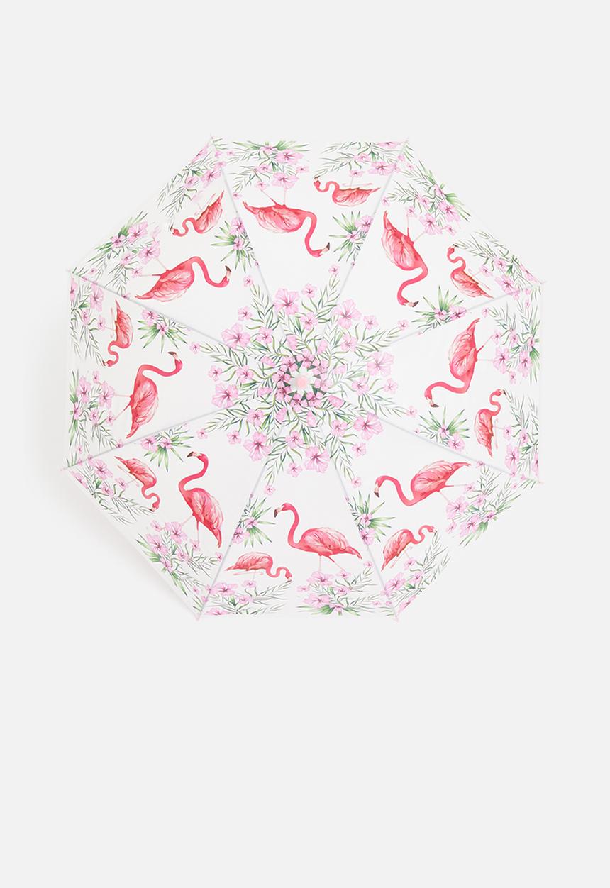 Cool Kids - Dome flamingo 8 panel umbrella - multi