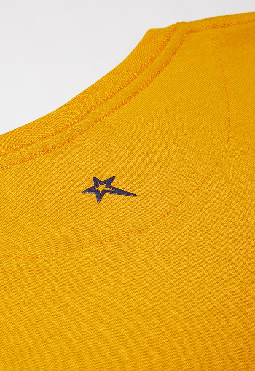 SOVIET - Boys logo tee - yellow