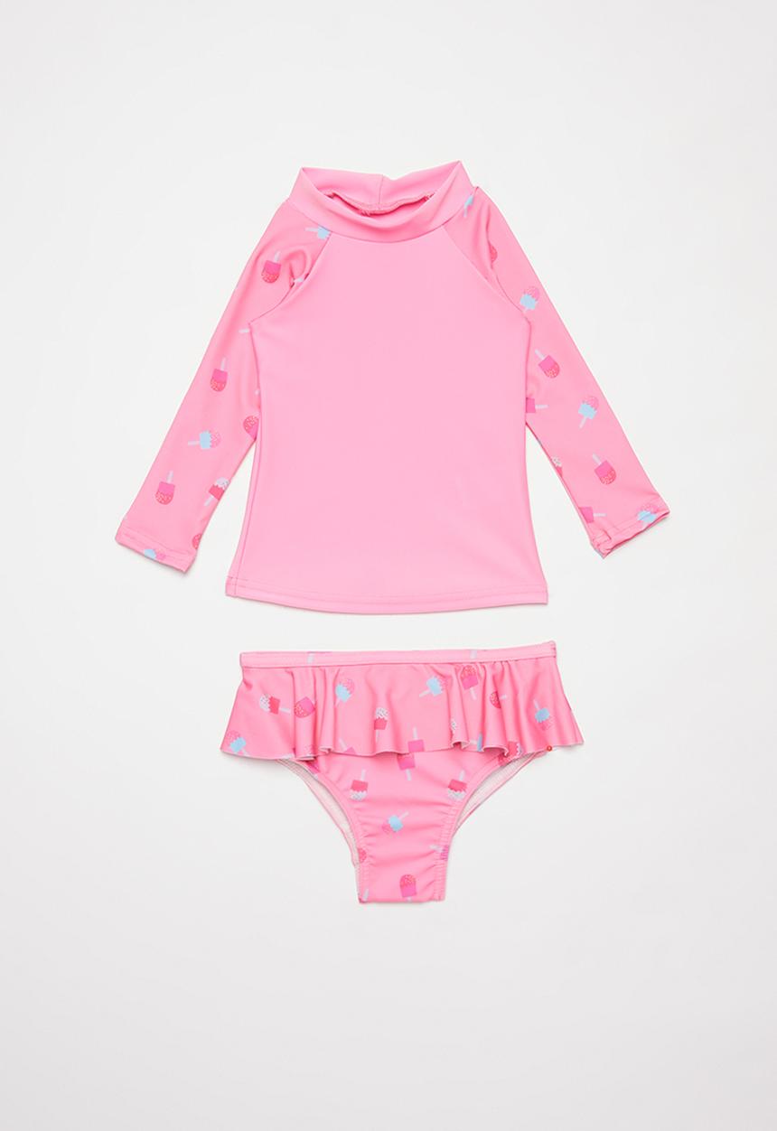 Pop Candy - Ice-cream two piece swimsuit - pink