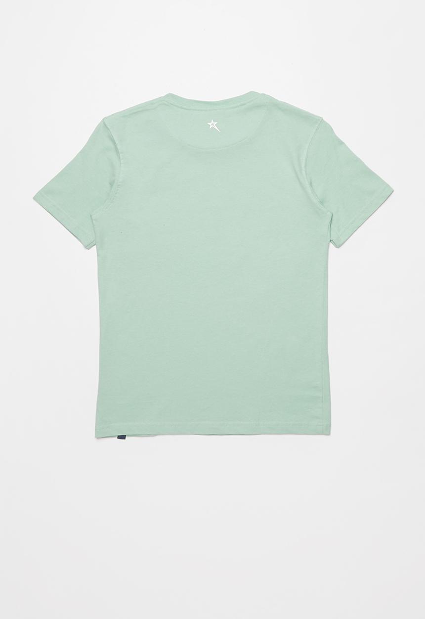SOVIET - Boys logo tee - sage