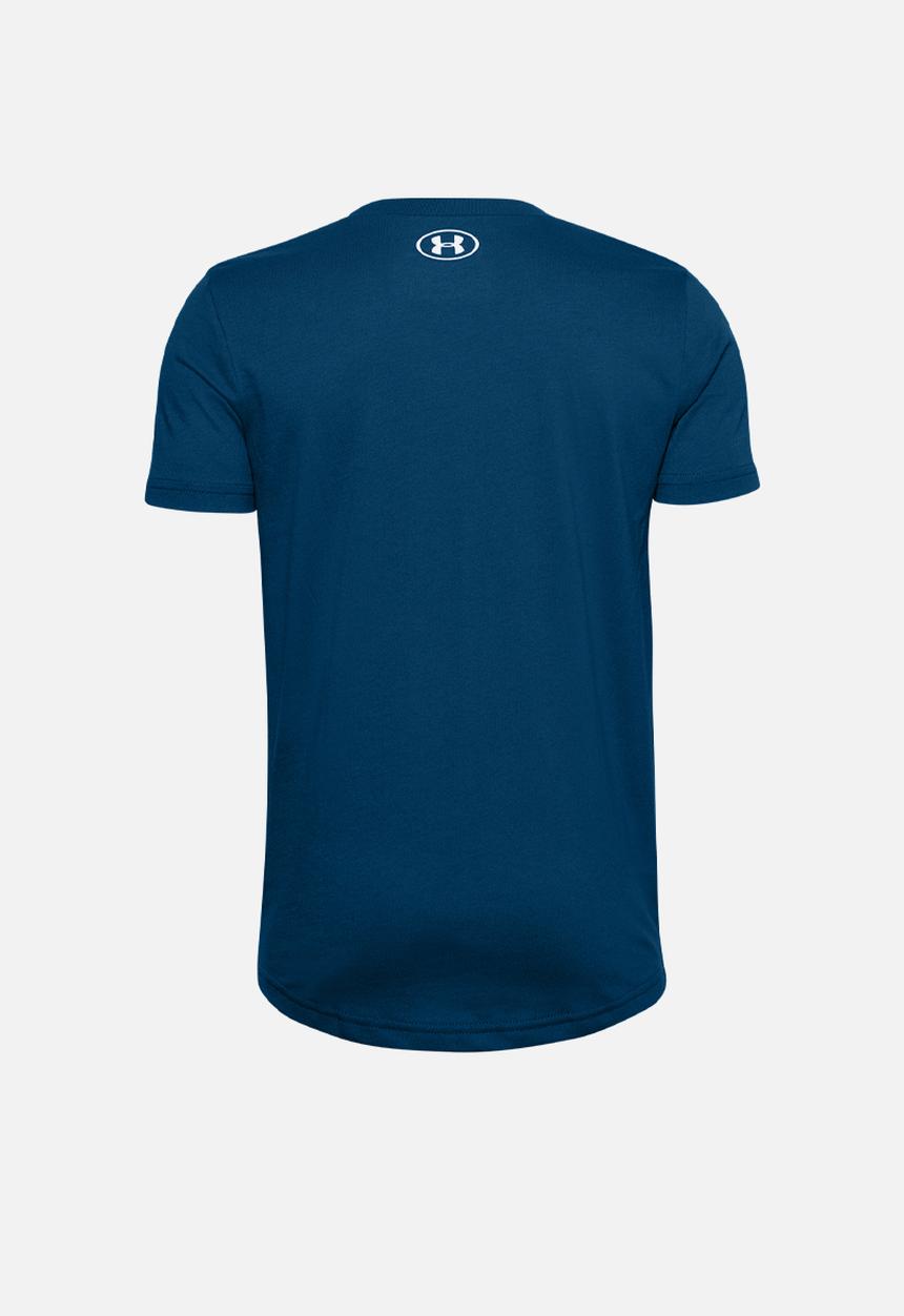 Under Armour - Sport style logo short sleeve T-shirt - graphite blue
