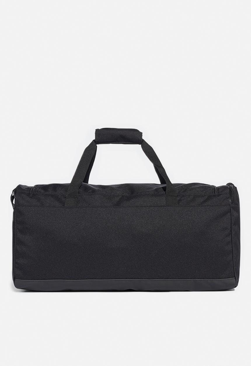 adidas Performance - Three stripes medium duffle - black & white