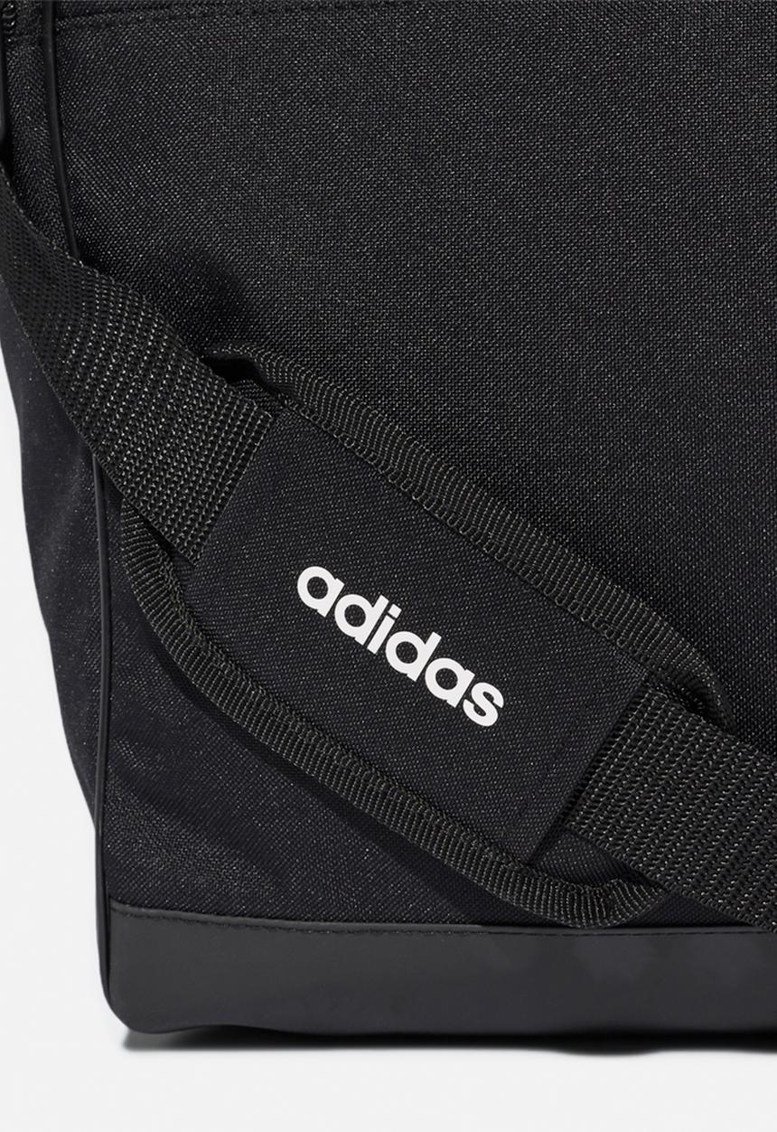 adidas Performance - Three stripes medium duffle - black & white