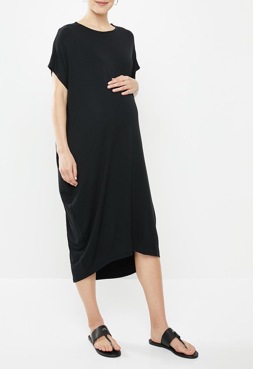 Superbalist - Maternity grown on sleeve cacoon dress - black