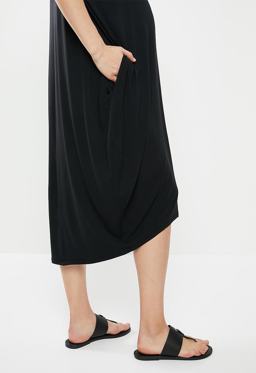 Superbalist - Maternity grown on sleeve cacoon dress - black
