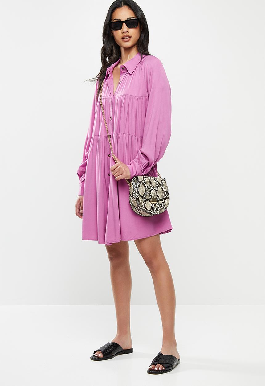 Glamorous - Long sleeve dress - orchid