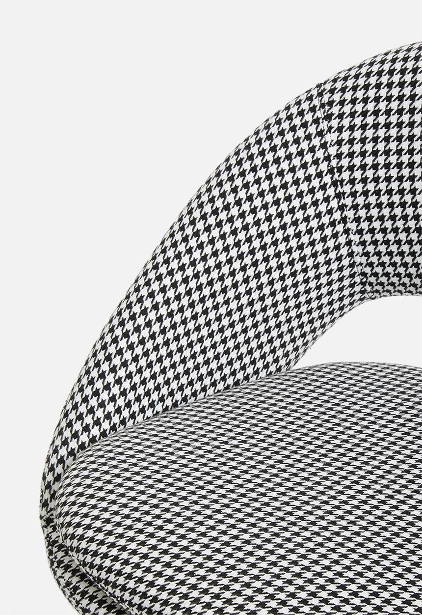 Sixth Floor - Mika chair - houndstooth 