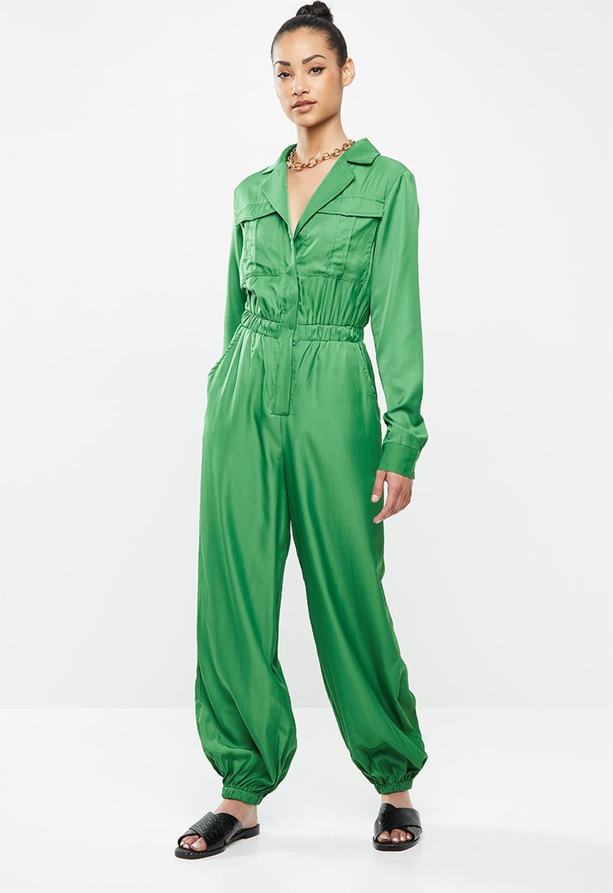 Glamorous - Petite relaxed jumpsuit - green