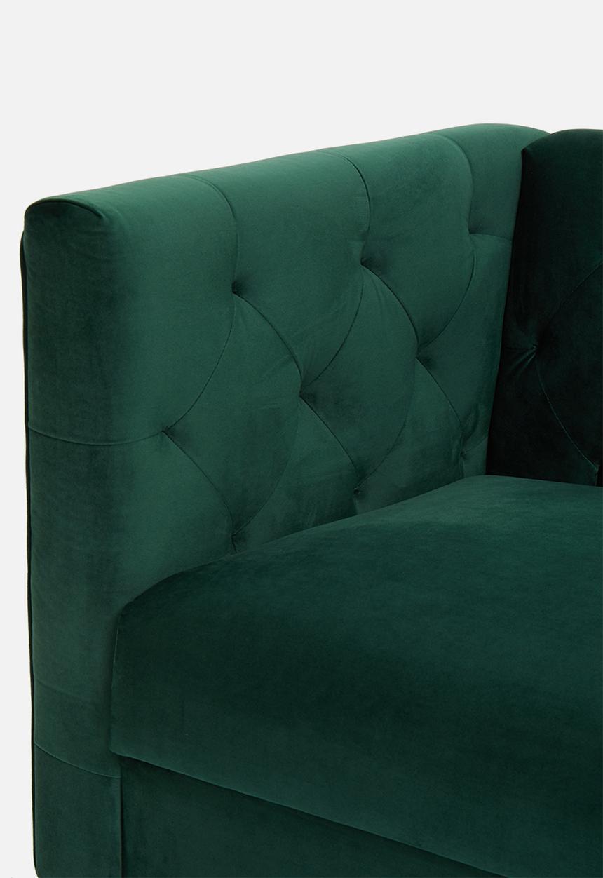 Sixth Floor - Penelope 3 seater - emerald green