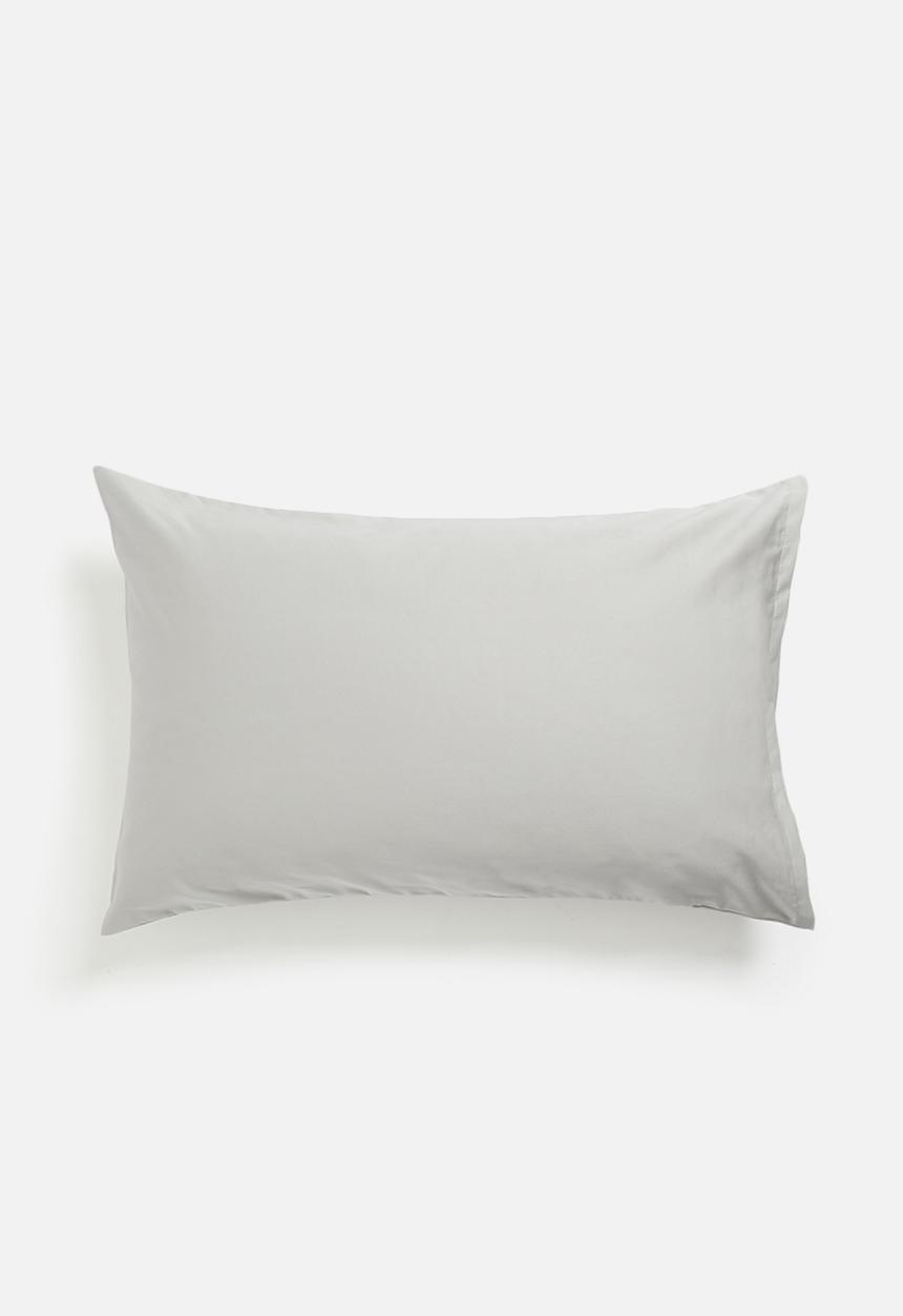 Sheraton Textiles - 400tc Egyptian Cotton standard pillowcase set - grey 