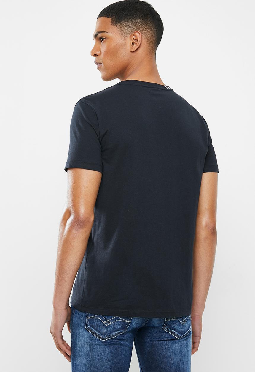 Replay - Navy logo tee - navy