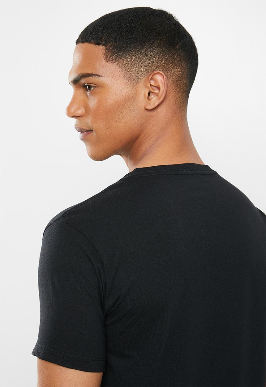 Replay - Black foil printed tee - black