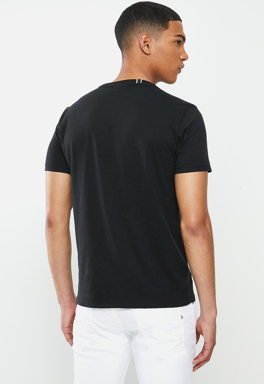 Replay - Black logo tee - black