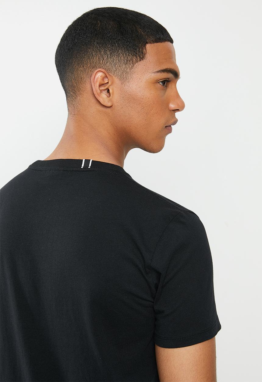 Replay - Black logo tee - black