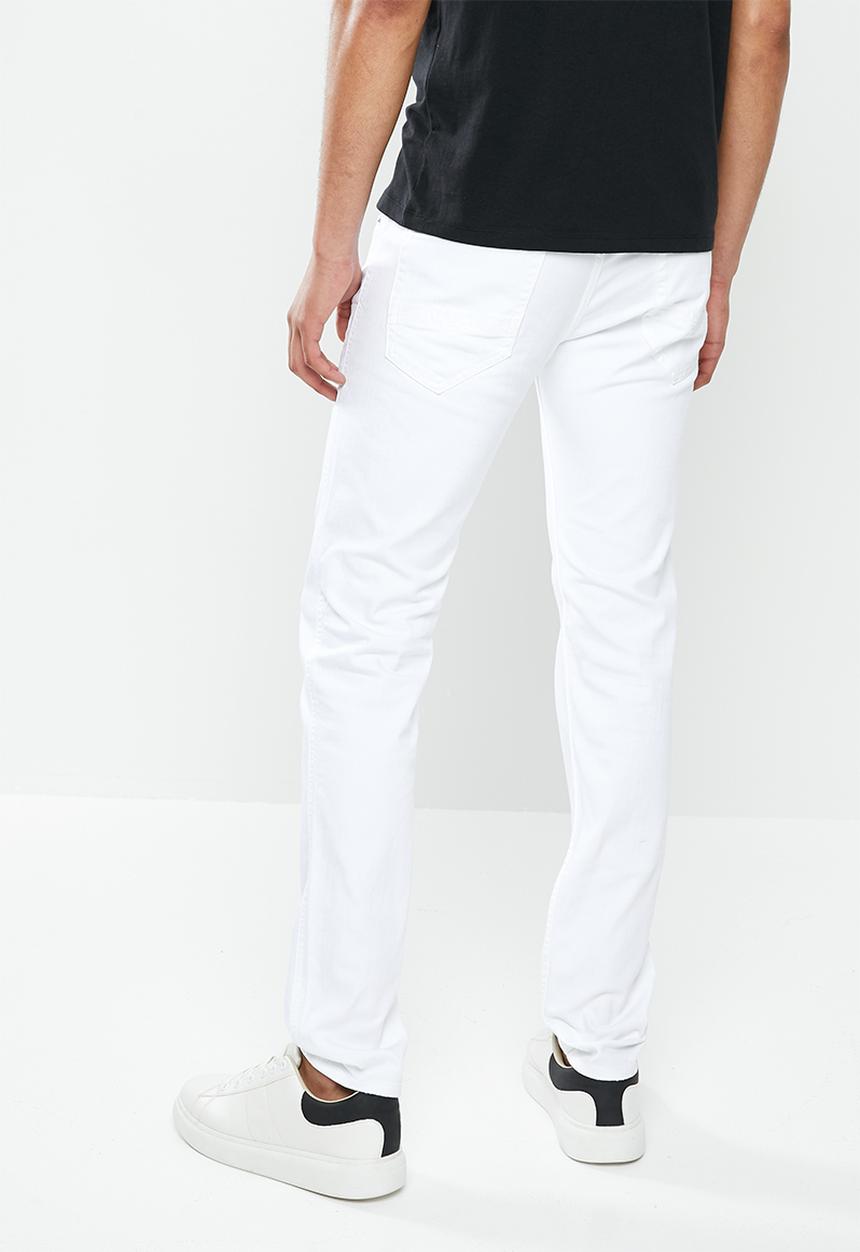 Replay - Slim anbass white denim  - white