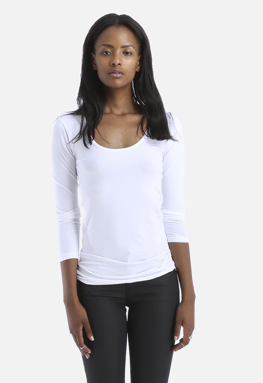 ONLY - Live Love Long O-neck Top