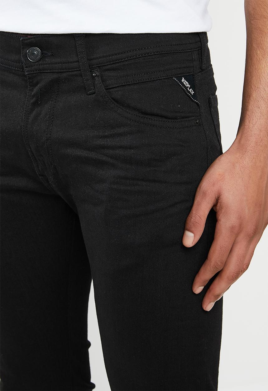 Replay - Slim black denim  - black
