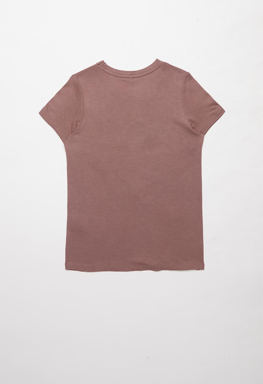 Name It - Fanessa short sleeve oversize top - rose taupe
