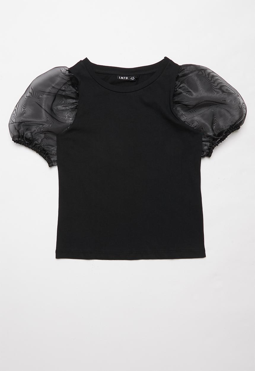 Name It - Flora balloon short top - black