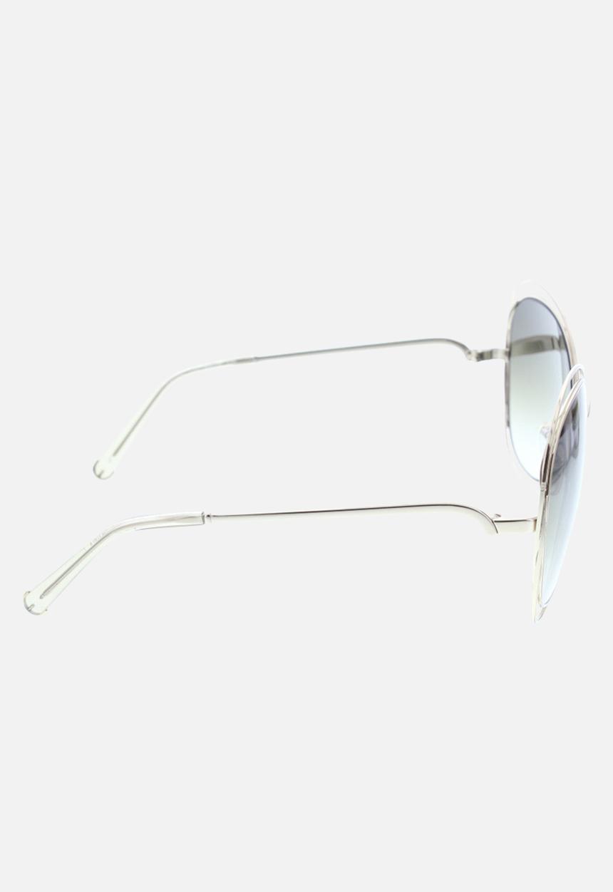Chloe - Chloe round sunglasses - gold & green