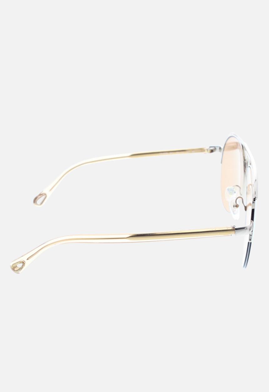 Chloe - Chloe aviator sunglasses - rose gold/rose