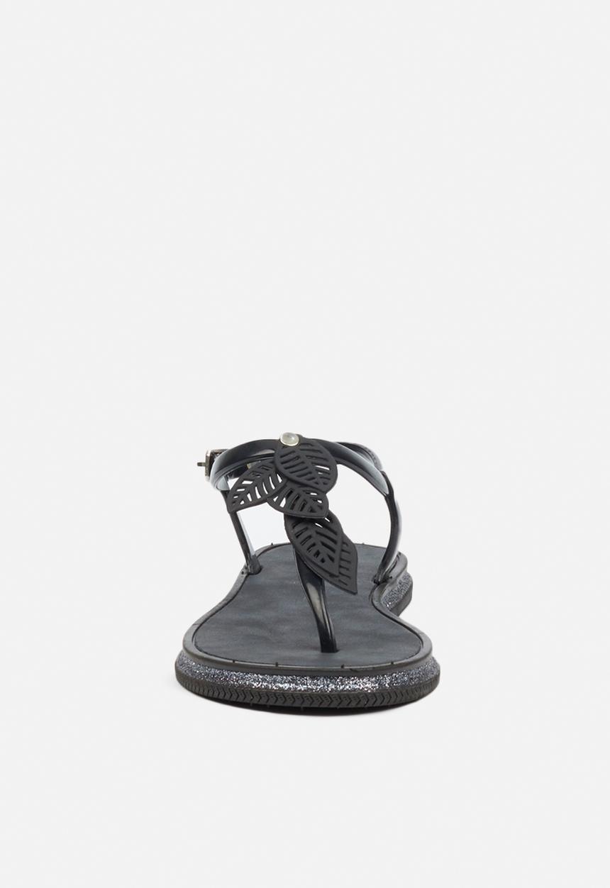 Viabeach - Marble sandal - black