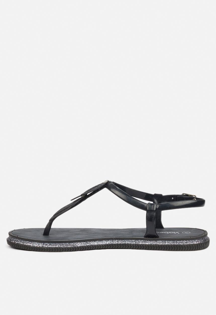 Viabeach - Marble sandal - black