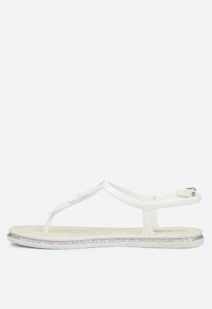 Viabeach - Marble sandal - white