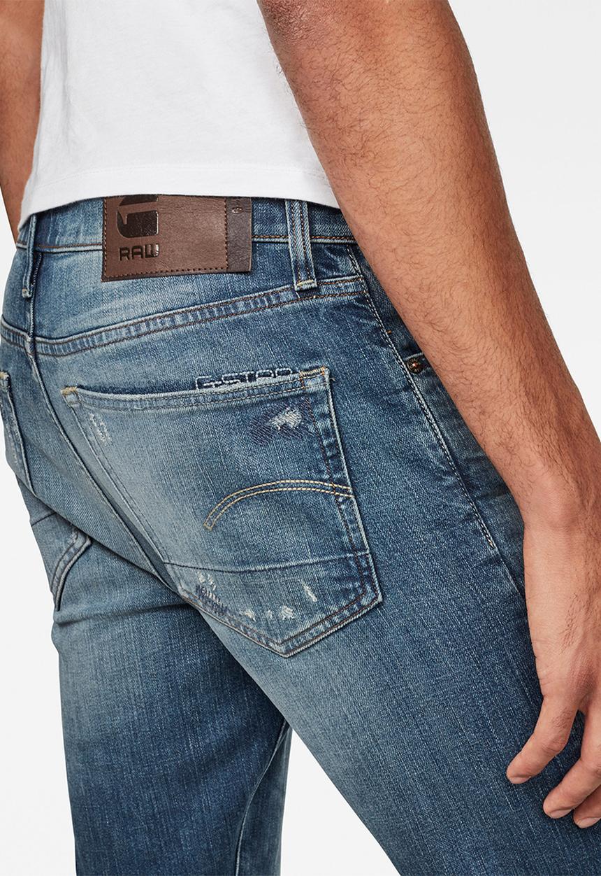 G-STAR - 3301 slim c-kir stretch denim - blue