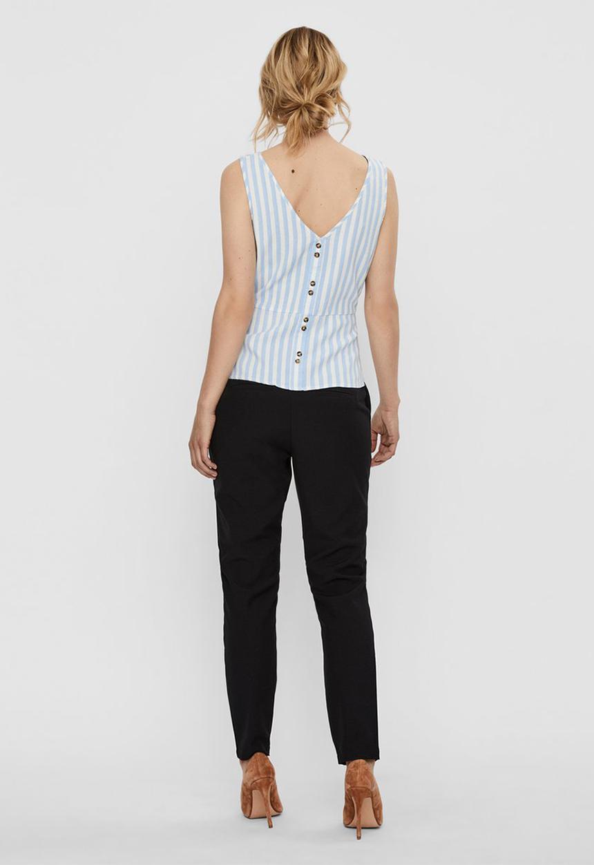 Vero Moda - Helen milo top stripe - blue & white