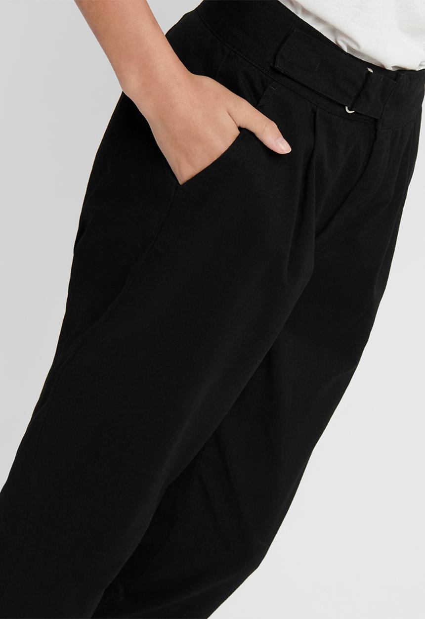 Jacqueline de Yong - Pacey velcro belt pants - black