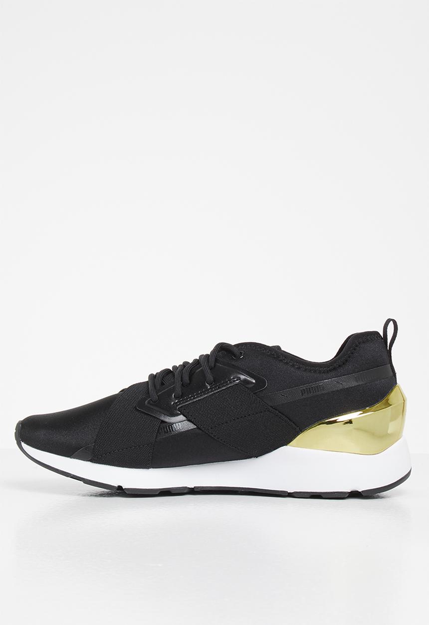 PUMA - Muse x-2 metallic wn's - Puma black-Puma team gold