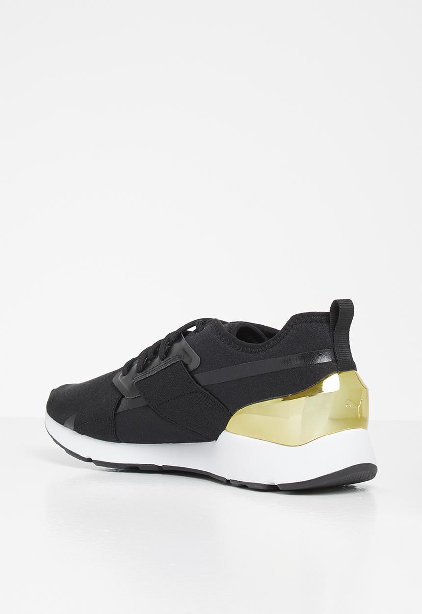PUMA - Muse x-2 metallic wn's - Puma black-Puma team gold